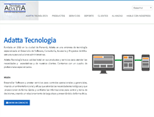 Tablet Screenshot of adattati.com